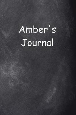 Cover of Amber Personalized Name Journal Custom Name Gift Idea Amber