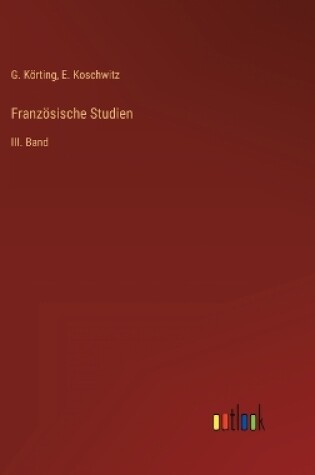 Cover of Französische Studien