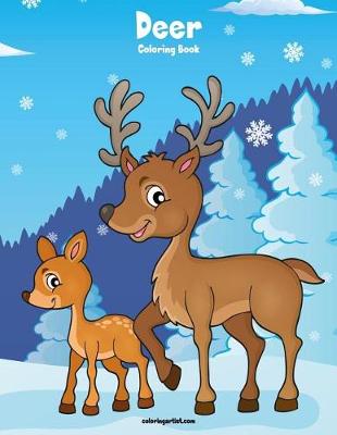 Book cover for Deer Coloring Book 1