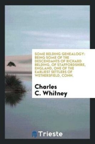 Cover of Some Belding Genealogy