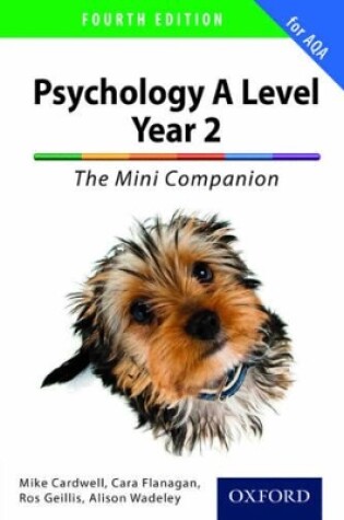 Cover of The Complete Companions for AQA: AQA Psychology A Level: Year 2 Mini Companion