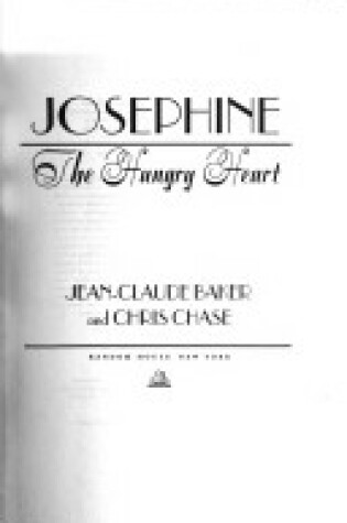 Cover of Josephine: the Hungry Heart