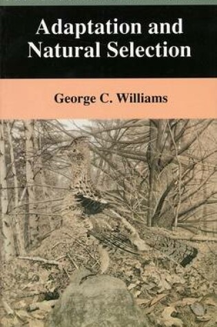 Cover of "Adaptation and Natural Selection