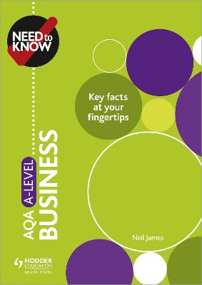 Book cover for Need to Know: AQA A-level Business