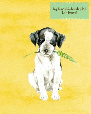 Book cover for Dog Lovers Watercolor Art Line Journal