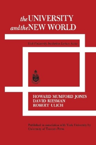 Cover of The University and the New World