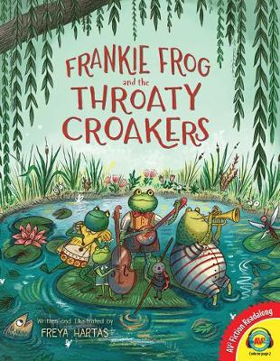 Book cover for Frankie Frog and the Throaty Croakers