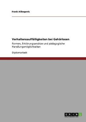 Book cover for Verhaltensauffalligkeiten bei gehoerlosen Kindern und Jugendlichen