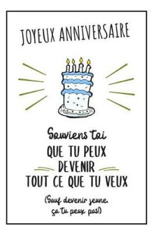 Cover of Bon Anniversaire Carnet De Notes Pour lui