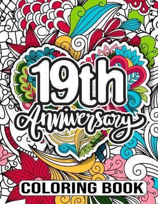 Book cover for 19th Anniversary Coloring Book