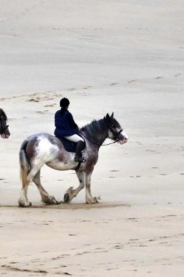 Book cover for Riding Horses on the Beach in Cornwall, England Journal