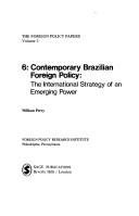 Book cover for Contemporary Brazilian Foreign Policy