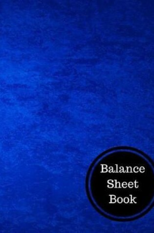 Cover of Balance Sheet Book