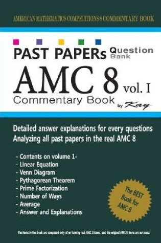 Cover of Past Papers Question Bank AMC8 [volume 1]