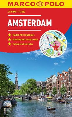 Cover of Amsterdam Marco Polo City Map 2018