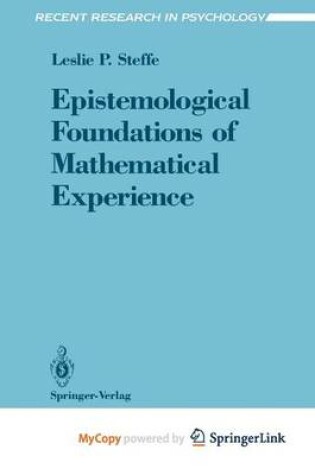 Cover of Epistemological Foundations of Mathematical Experience