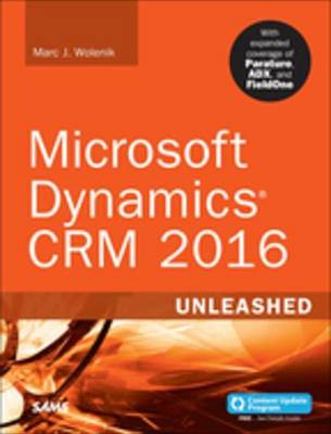 Book cover for Microsoft Dynamics CRM 2016 Unleashed