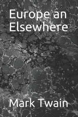 Cover of Europe an Elsewhere