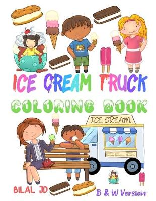 Book cover for Ice Cream Truck Coloring Book