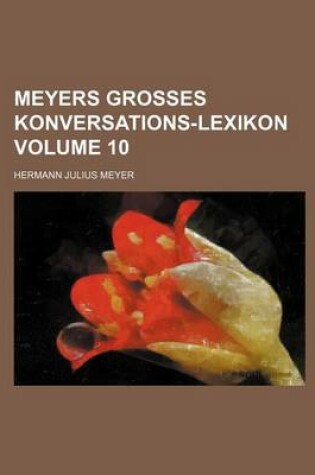 Cover of Meyers Grosses Konversations-Lexikon Volume 10