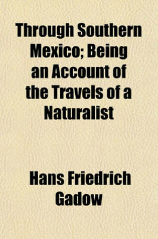 Cover of Through Southern Mexico; Being an Account of the Travels of a Naturalist