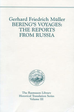 Cover of Bering's Voyages