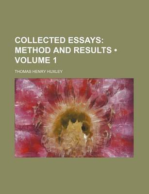 Book cover for Collected Essays (Volume 1); Method and Results