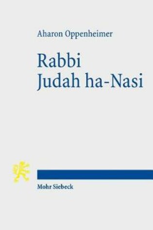 Cover of Rabbi Judah ha-Nasi