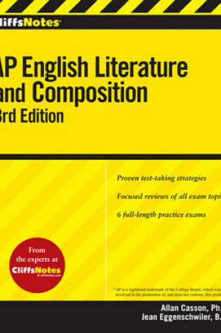 Cover of Cliffsnotes AP English Literature and Composition