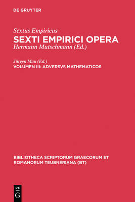 Cover of Adversus Mathematicos