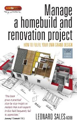 Cover of Manage a Homebuild and Renovation Project 4th Edition