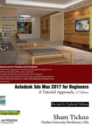 Cover of Autodesk 3ds Max 2017 for Beginners