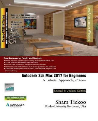 Book cover for Autodesk 3ds Max 2017 for Beginners