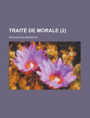 Book cover for Traite de Morale (2 )