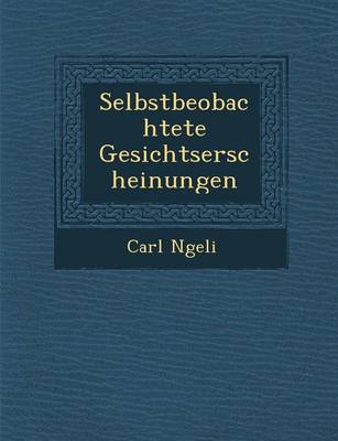 Book cover for Selbstbeobachtete Gesichtserscheinungen