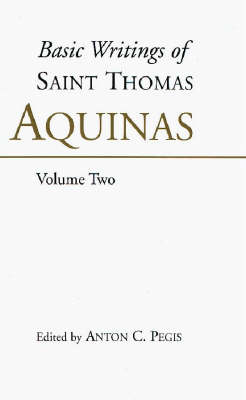 Book cover for Basic Writings of St. Thomas Aquinas: (Volume 2)