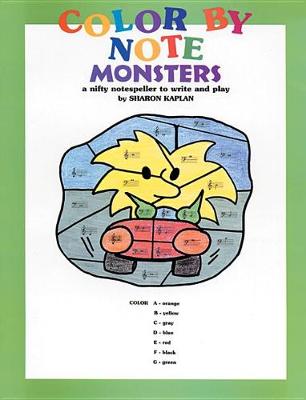 Book cover for Color by Note Monsters