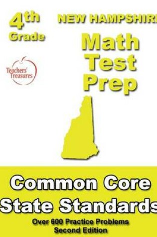 Cover of New Hampshire 4th Grade Math Test Prep