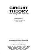 Book cover for Circuit Theory with Computer Methods