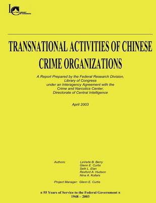 Book cover for Transnational Activities of Chinese Crime Organizations