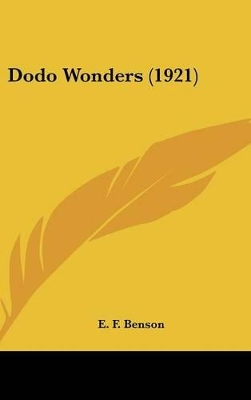 Book cover for Dodo Wonders (1921)