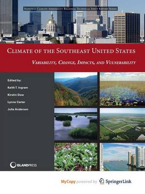 Book cover for Climate of the Southeast United States