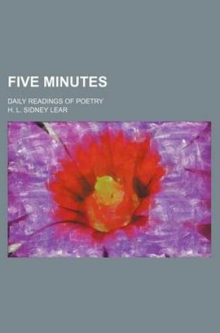 Cover of Five Minutes; Daily Readings of Poetry