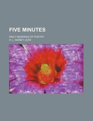 Book cover for Five Minutes; Daily Readings of Poetry