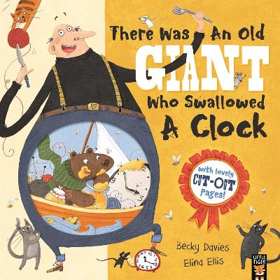 Book cover for There Was an Old Giant Who Swallowed a Clock