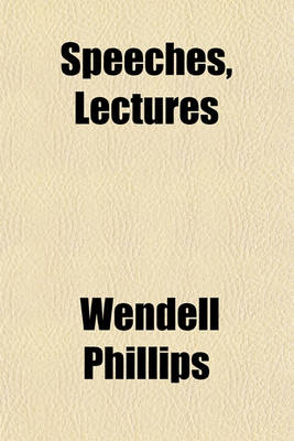 Book cover for Speeches, Lectures