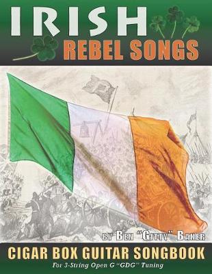 Book cover for Irish Rebel Songs Cigar Box Guitar Songbook