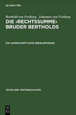 Cover of Die >Rechtssumme