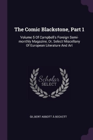 Cover of The Comic Blackstone, Part 1