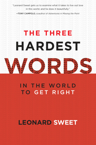 Book cover for The Three Hardest Words